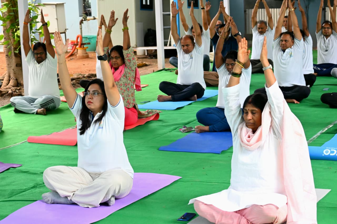 International Yoga Day 2026 celebrated at O/o Pr.CCA, Hyderabad
